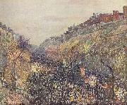 Camille Pissarro Faschingsdienstag auf dem Boulevard Montmartre bei Sonnenuntergang oil on canvas